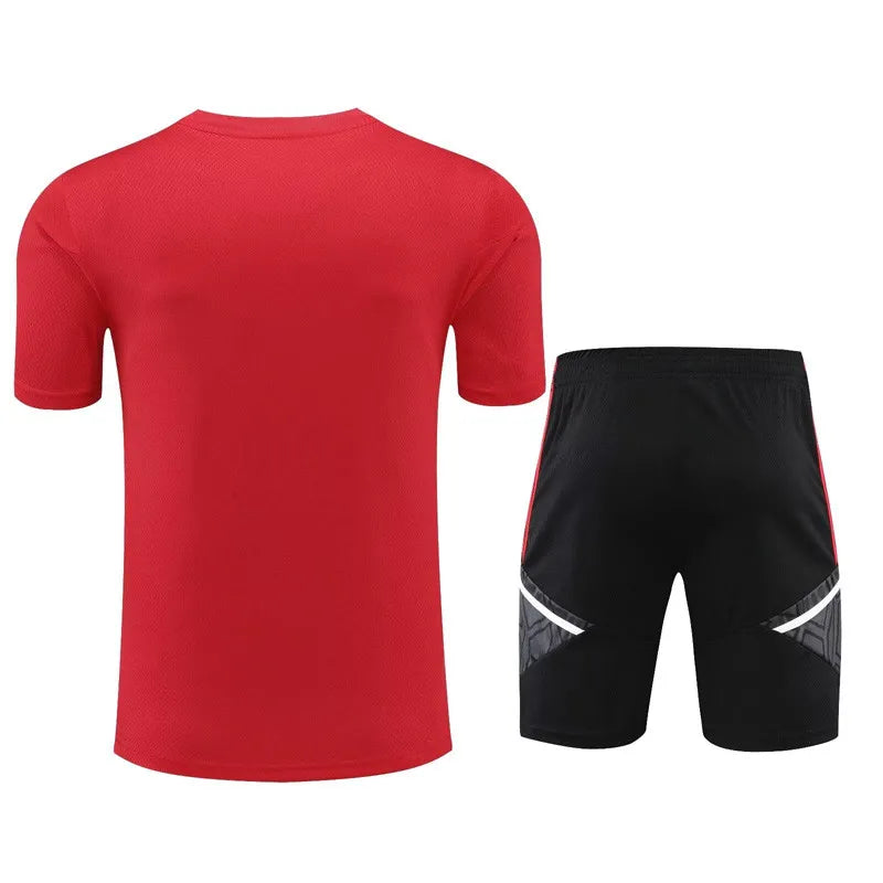 Manchester United Short Sleeve Set Red/Black 2022-23