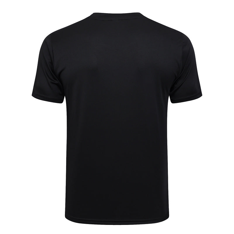 PSG Paris Saint German Short Sleeve Set Black/Yellow 2023-24