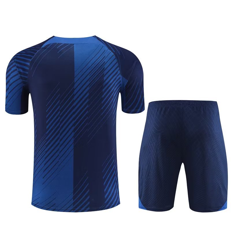Barcelona Short Sleeve Set Navy 2023-24