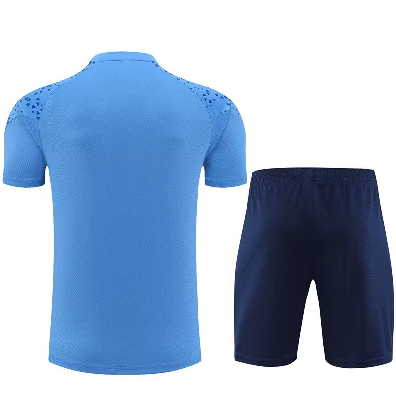 Manchester City Short Sleeve Set Blue/Navy 2023-24
