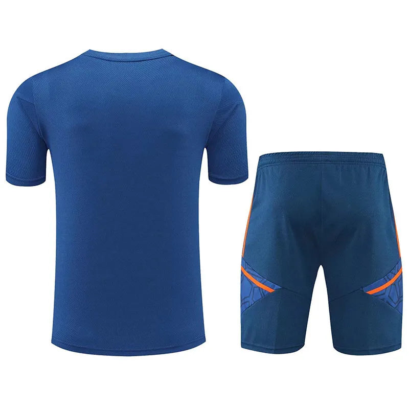 Manchester United Short Sleeve Set Blue/Orange 2022-23