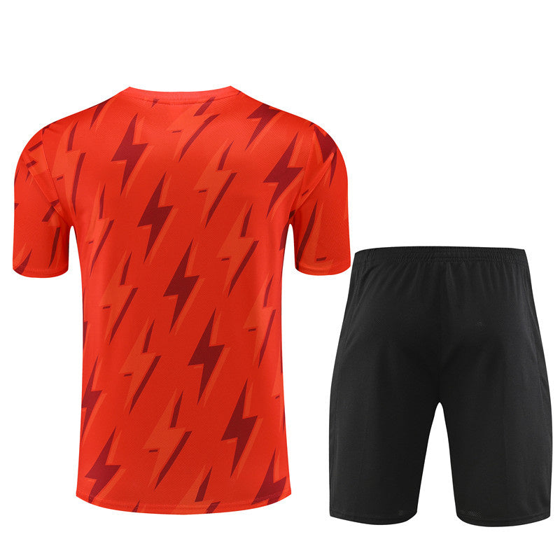 Arsenal Short Sleeve Set Red/Black 2023-24