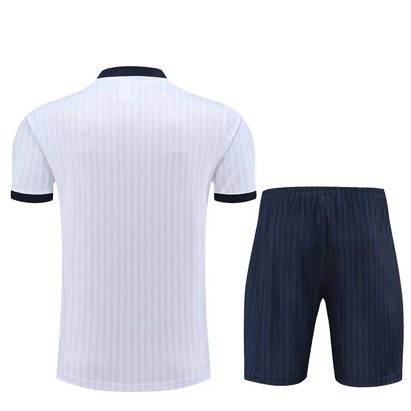 Real Madrid Short Sleeve Set White/Navy 2023-24