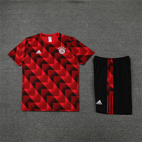 Bayern Munich Short Sleeve Set Red/Black 2022-23