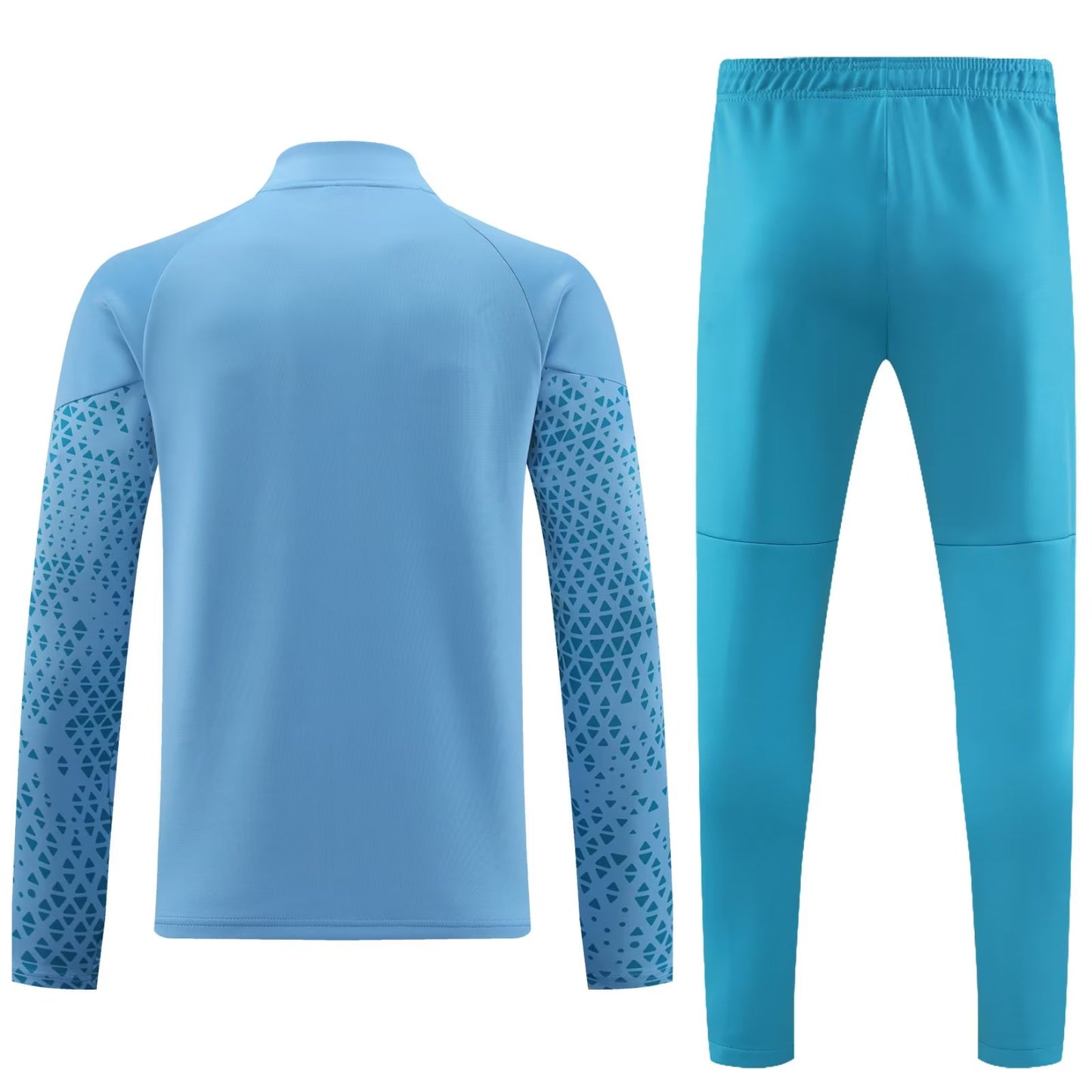 Manchester City Long Sleeve Zipped Tracksuit Teal 2023-24