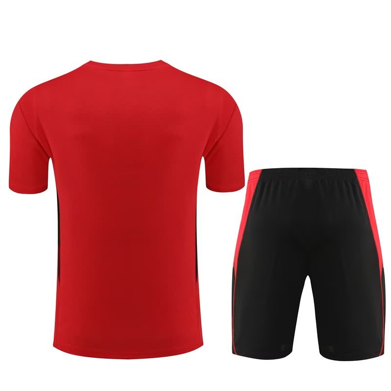 Manchester United Short Sleeve Set Red/Black 2023-24
