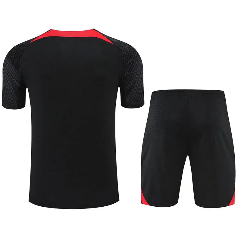 Liverpool Short Sleeve Set Black/Red 2023-24