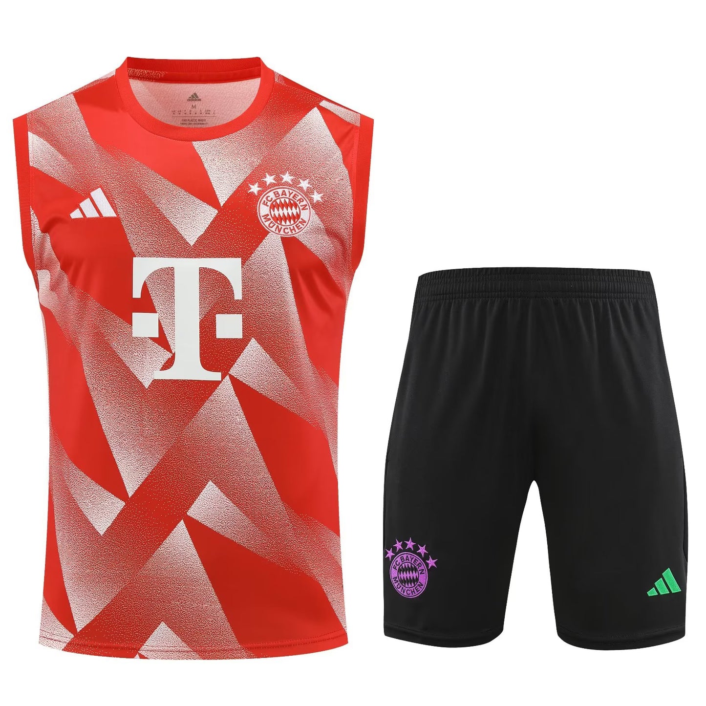 Bayern Munich Vest Set Red/Black 2023-24