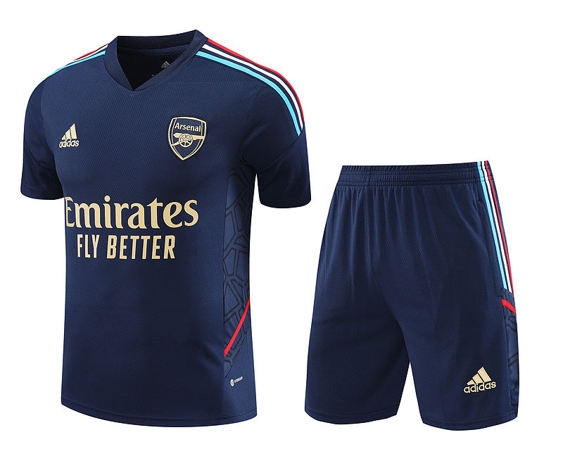 Arsenal Short Sleeve Set Navy 2023-24
