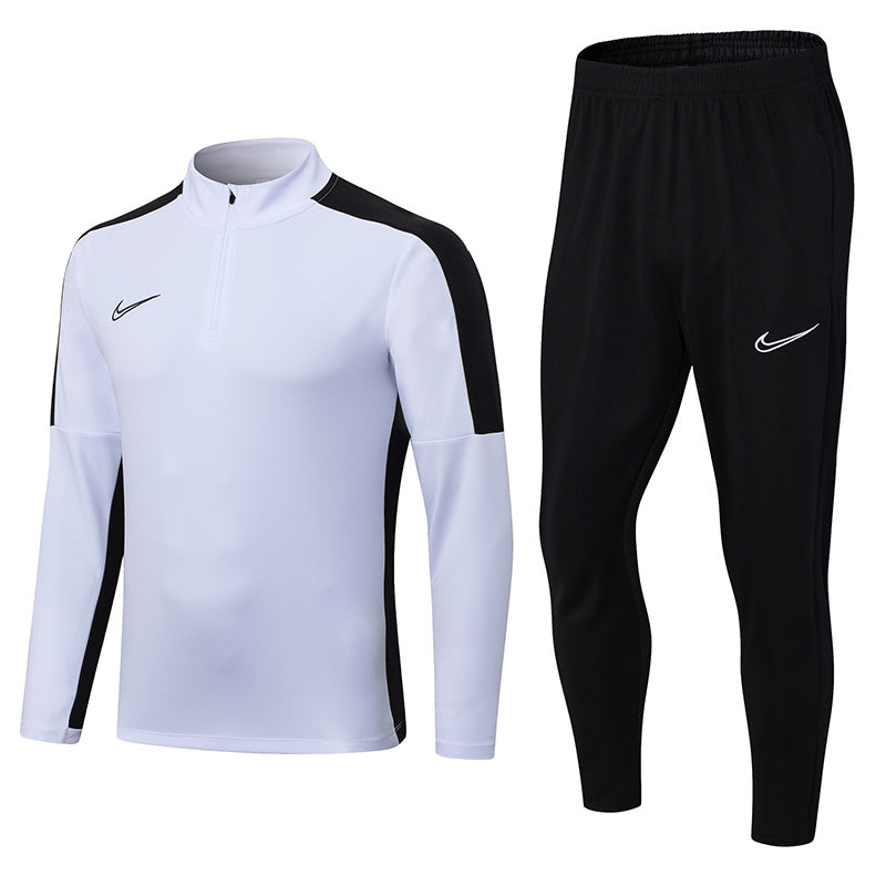 Dri-FIT Zipped Tracksuit White/Black