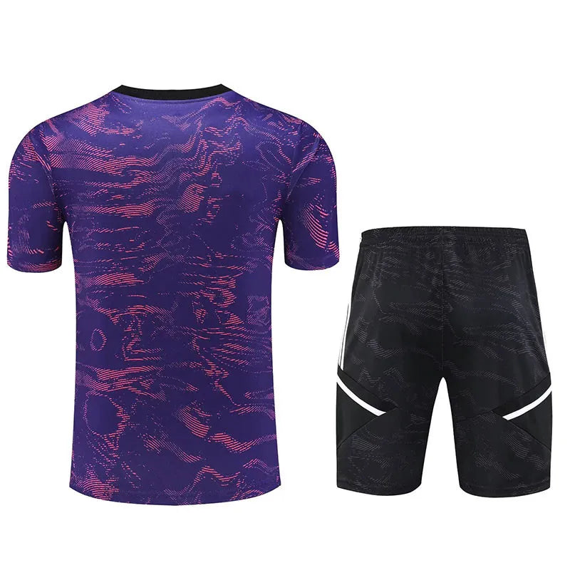 Juventus Short Sleeve Set Purple/Black 2023-24