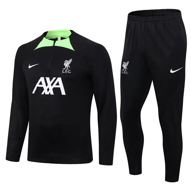 Liverpool Tracksuit Black/Green 2022-23