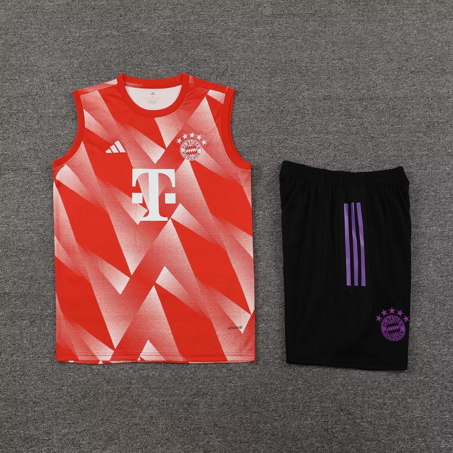 Bayern Munich Vest Set Red/Black 2023-24