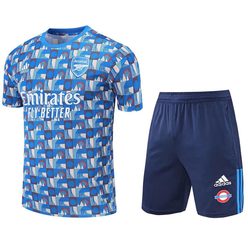Arsenal Short Sleeve Set Cyan 2023-24