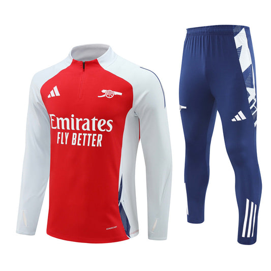 Arsenal Long Sleeve Tracksuit Red/White/Navy 2024-25