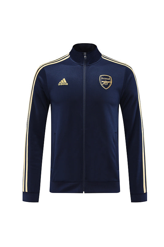 Arsenal Zipped Long Sleeve Tracksuit Navy 2023-24