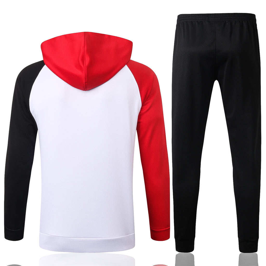Liverpool Hooded Tracksuit White/Red/Black 2023-24