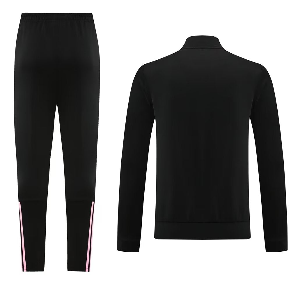 Inter Miami Long Sleeve Zipped Tracksuit Black/Pink 2023-24
