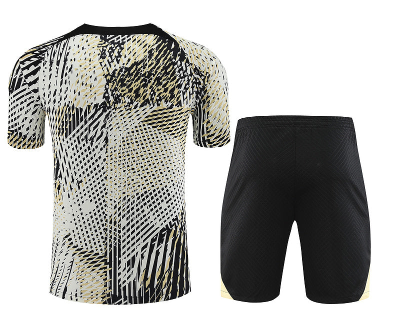 Chelsea Short Sleeve Set White/Black/Gold 2023-24