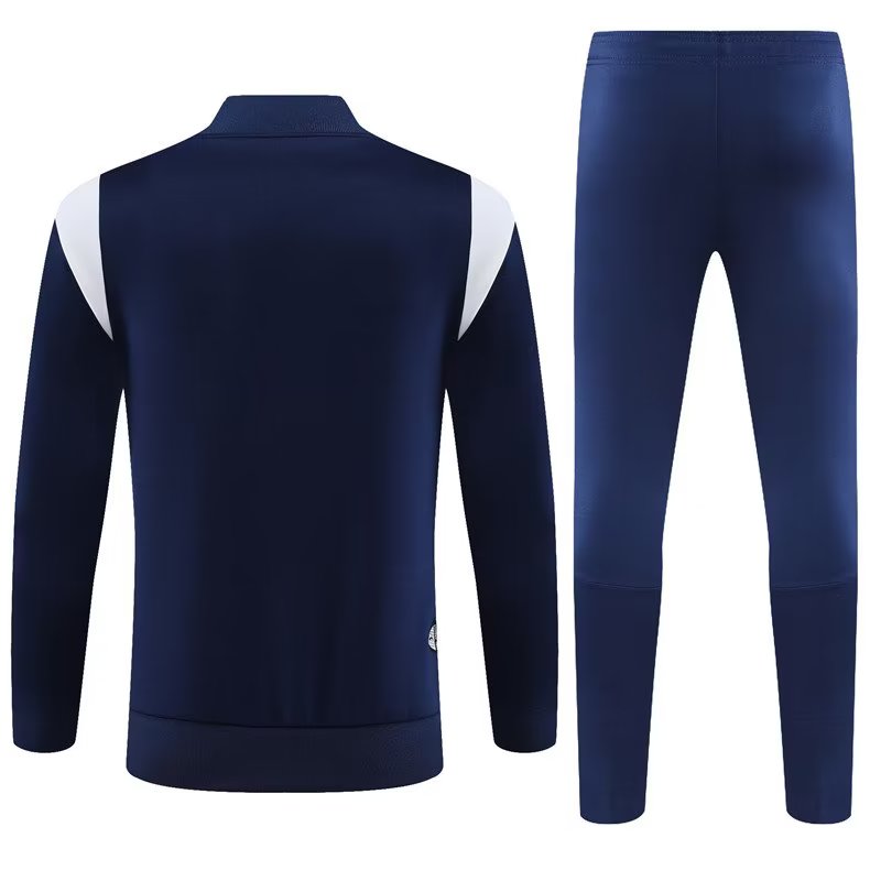 Manchester City Long Sleeve Zipped Tracksuit Navy 2023-24
