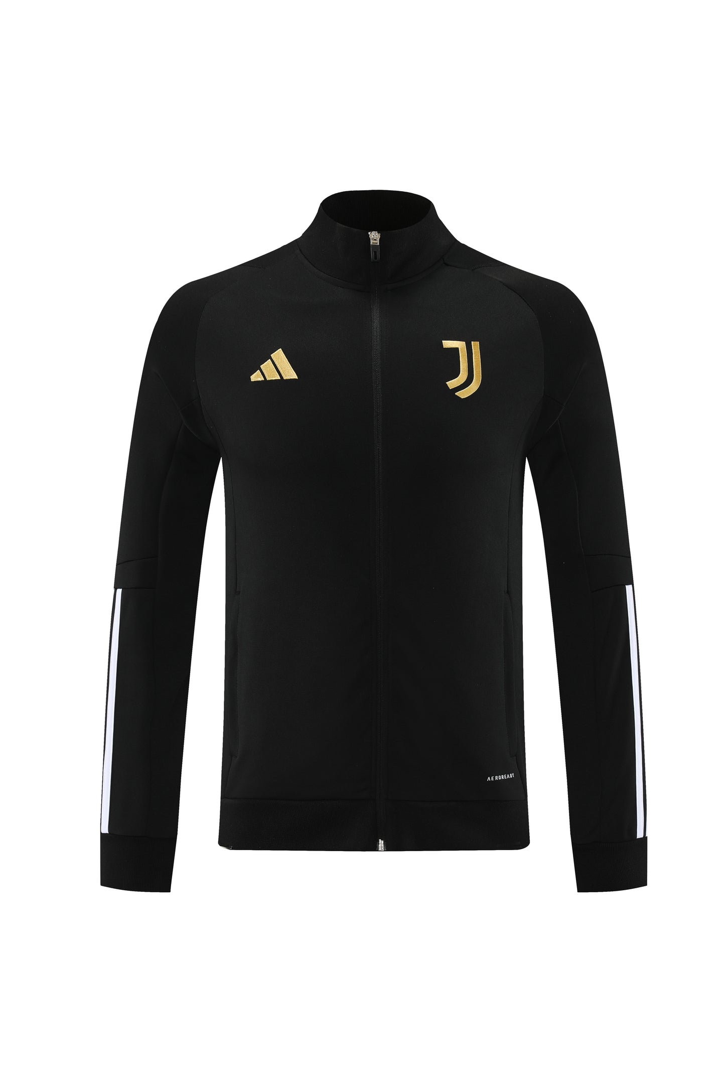 Juventus Long Sleeve Zipped Tracksuit Black/White 2023-24