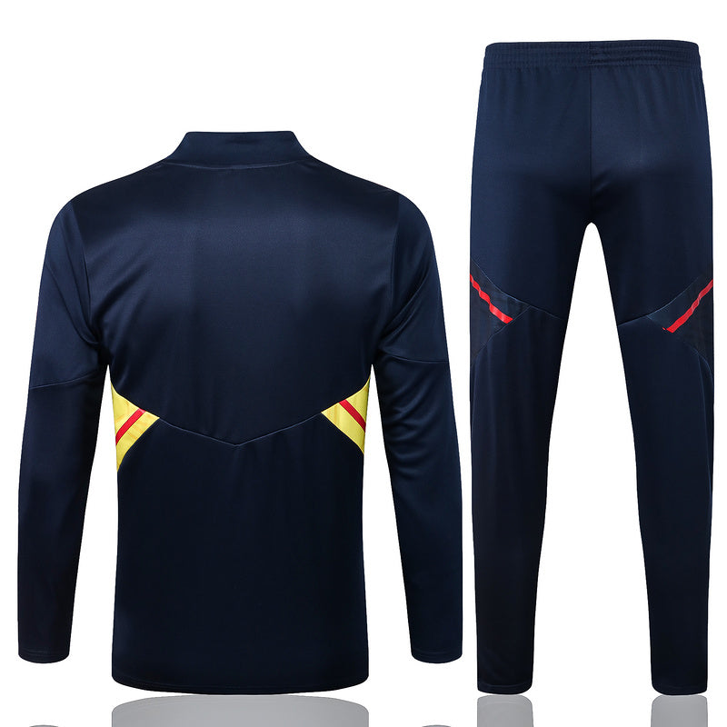 Arsenal Long Sleeve Tracksuit Blue/Red 2022-23
