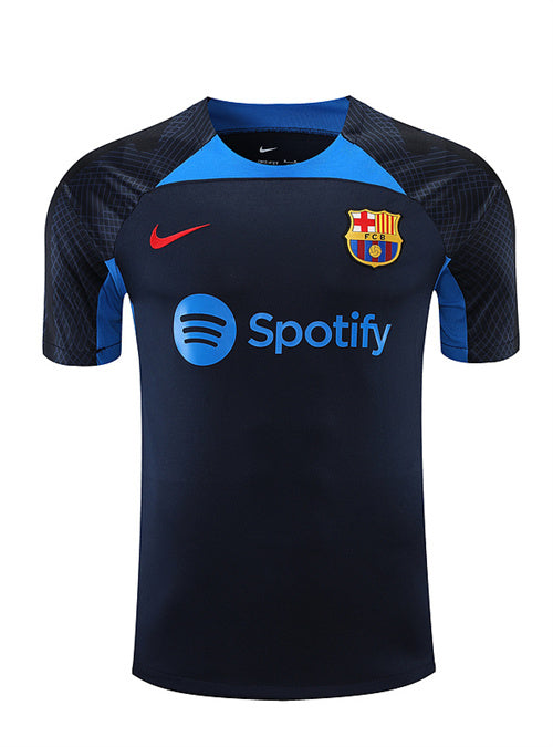 Barcelona Short Sleeve Set Navy/Blue/Red 2022-23