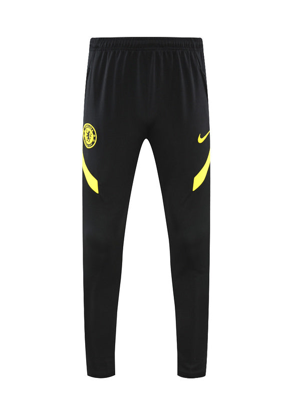 Chelsea Short Sleeve Tracksuit Yellow/Black/Grey 2022-23