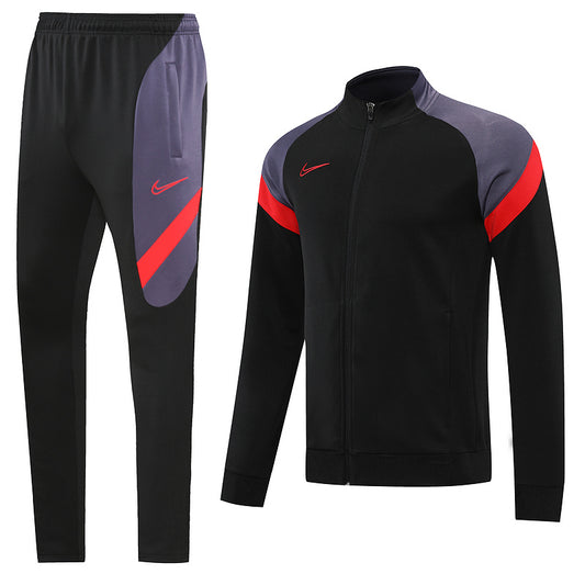 Dri-FIT Zipped Tracksuit Black/Grey/Red