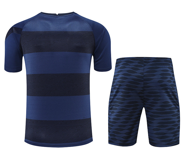Chelsea Short Sleeve Set Blue/Black  2022-23