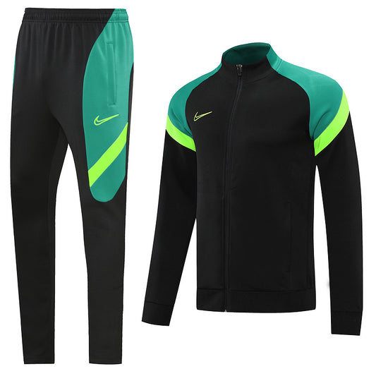 Dri-FIT Zipped Tracksuit Black/Green/Neon