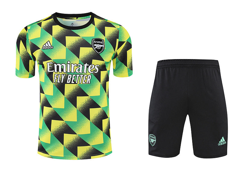Arsenal Short Sleeve Set Green/Black 2022-23