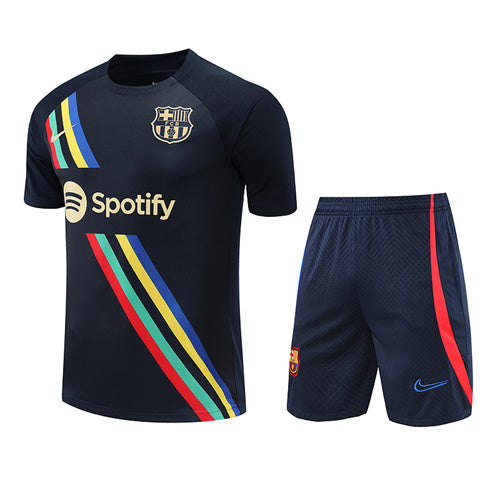 Barcelona Short Sleeve Set Striped 2022-23