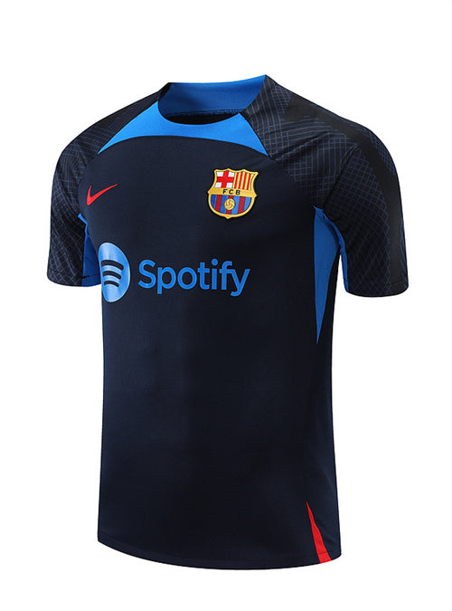 Barcelona Short Sleeve Set Navy/Blue/Red 2022-23